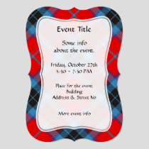 Clan Thompson Tartan Invitation