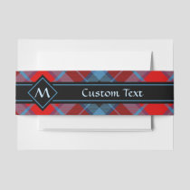 Clan Thompson Tartan Invitation Belly Band