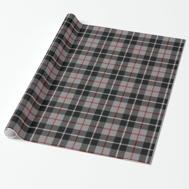 Clan Thompson Tartan Wrapping Paper (Unrolled)