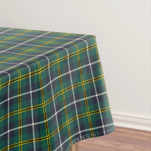 plaid tablecloth