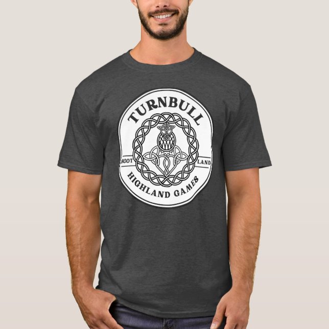 Clan Turnbull Scottish Thistle Highland Games  T-Shirt (Front)