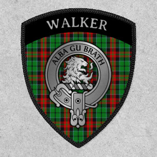 Clan Walker [EDIT] Tartan & Alba Gu Brath Crest Patch