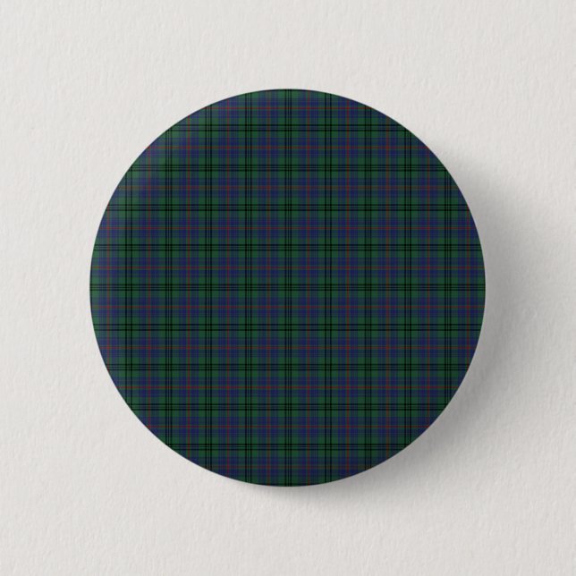 Clan Walker Tartan Pinback Button (Front)