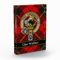 Clan Wallace Crest Acrylic Award