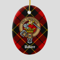 Clan Wallace Crest Ceramic Ornament