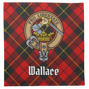 Clan Wallace Crest Cloth Napkin