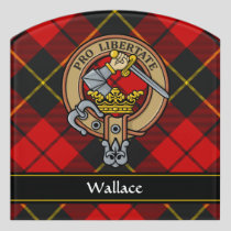 Clan Wallace Crest Door Sign