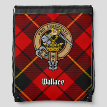 Clan Wallace Crest Drawstring Bag