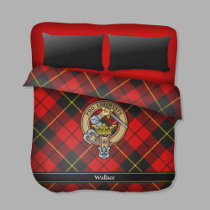 Clan Wallace Crest Duvet Cover