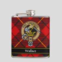 Clan Wallace Crest Flask