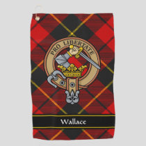 Clan Wallace Crest Golf Towel