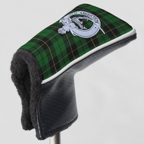 Clan Wallace Crest  Hunting Tartan Golf Head Cover