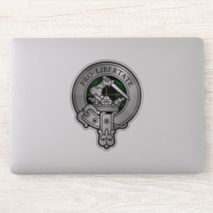 Clan Wallace Crest & Hunting Tartan Sticker