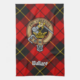 Clan Wallace Crest Kitchen Towel