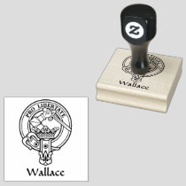 Clan Wallace Crest Rubber Stamp