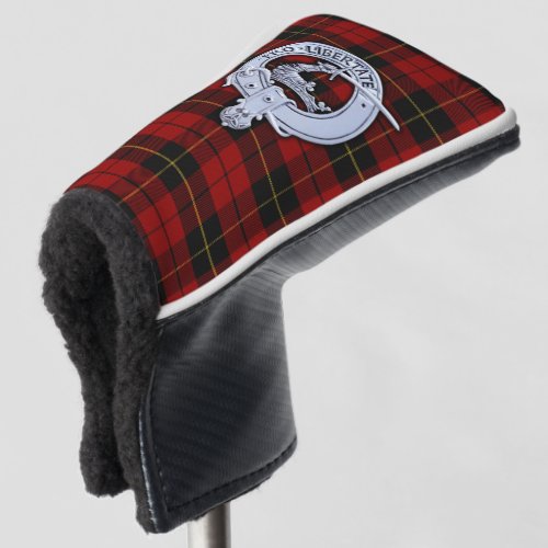 Clan Wallace Crest  Tartan Golf Head Cover