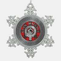 Clan Wallace Crest & Tartan Knot