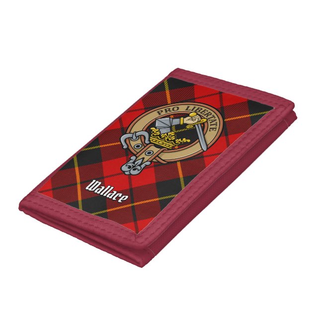Clan Wallace  Crest Trifold Wallet (Bottom)