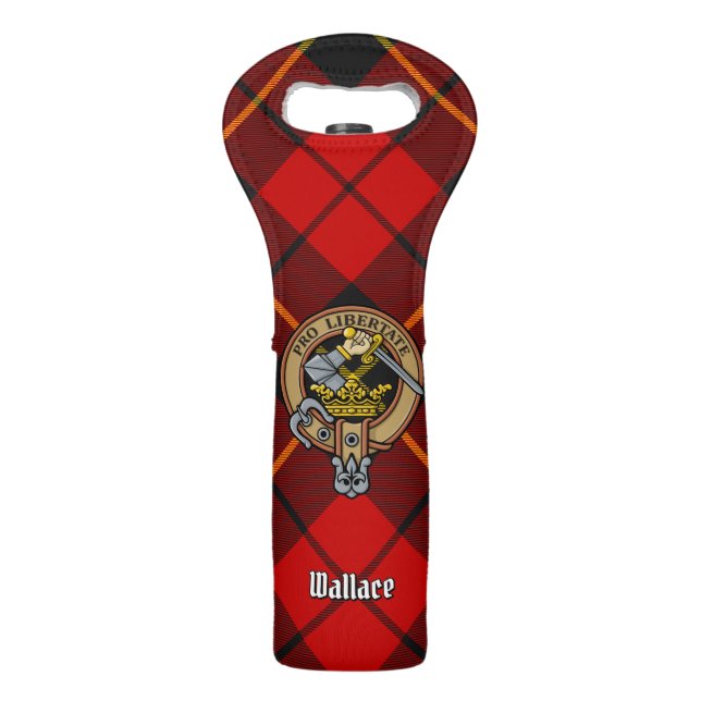 Clan Wallace Crest Wine Bag (Front)