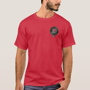 Clan Wallace Hunting Tartan Crest T-Shirt