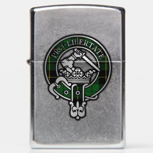 Clan Wallace Hunting Tartan Crest Zippo Lighter