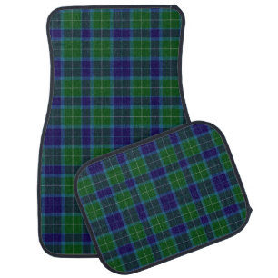 Clan Wallace Plaid Car Mat Set