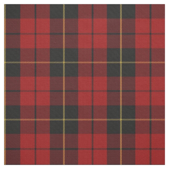 Clan Wallace Scottish Tartan Plaid Fabric (Swatch)