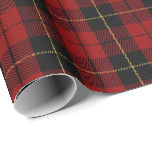 Clan Wallace Scottish Tartan Wrapping Paper (Roll Corner)