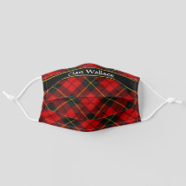 Clan Wallace Tartan Adult Cloth Face Mask