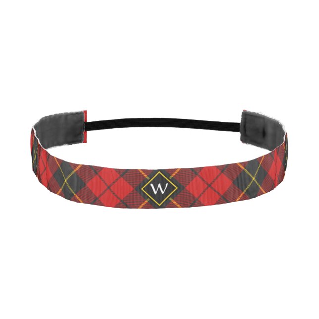 Clan Wallace Tartan Athletic Headband (Front)