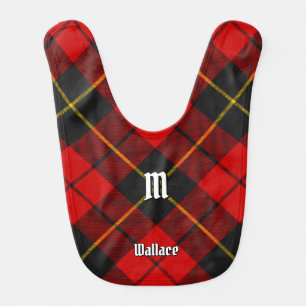 Clan Wallace Tartan Baby Bib