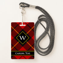 Clan Wallace Tartan Badge