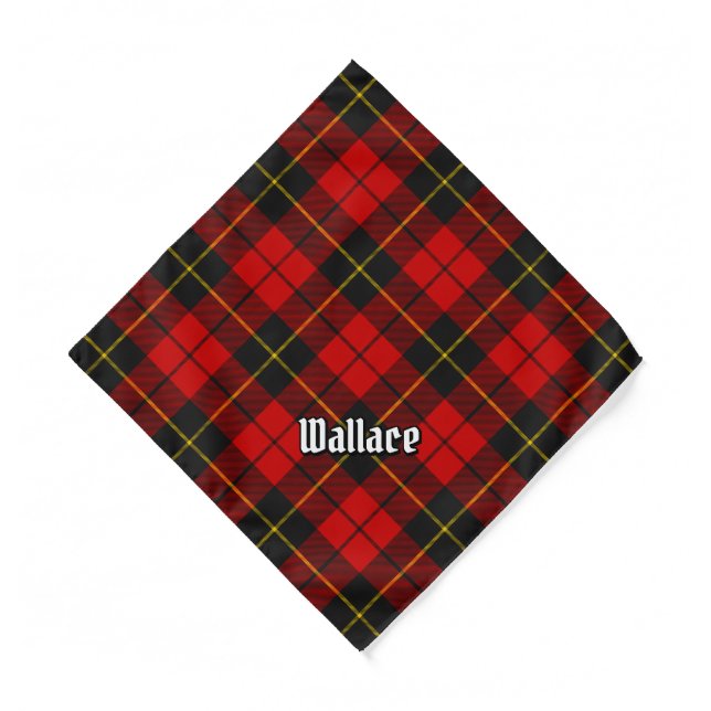 Clan Wallace Tartan Bandana (Front)