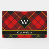 Clan Wallace Tartan Banner