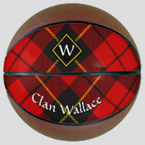 Clan Wallace Tartan Basketball