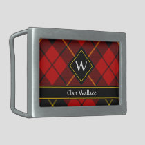Clan Wallace Tartan Belt Buckle