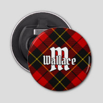Clan Wallace Tartan Bottle Opener