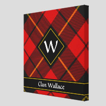 Clan Wallace Tartan Canvas Print