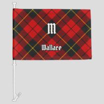 Clan Wallace Tartan Car Flag