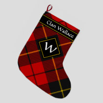 Clan Wallace Tartan Christmas Stocking
