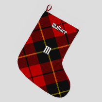 Clan Wallace Tartan Christmas Stocking