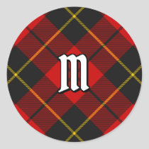 Clan Wallace Tartan Classic Round Sticker