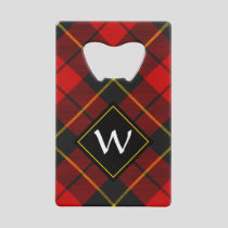 Clan Wallace Tartan Credit Card Bottle Opener