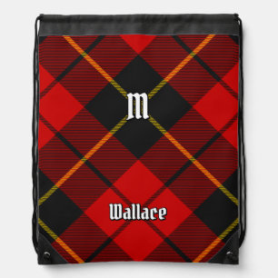 Clan Wallace Tartan Drawstring Bag