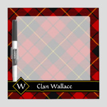 Clan Wallace Tartan Dry Erase Board