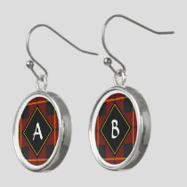 Clan Wallace Tartan Earrings