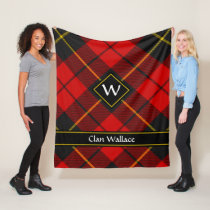 Clan Wallace Tartan Fleece Blanket