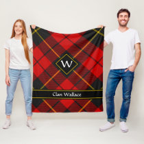 Clan Wallace Tartan Fleece Blanket