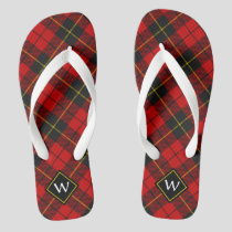Clan Wallace Tartan Flip Flops