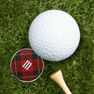 Clan Wallace Tartan Golf Ball Marker